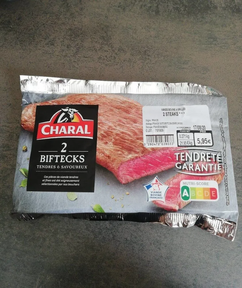 Charal 2 biftecks
