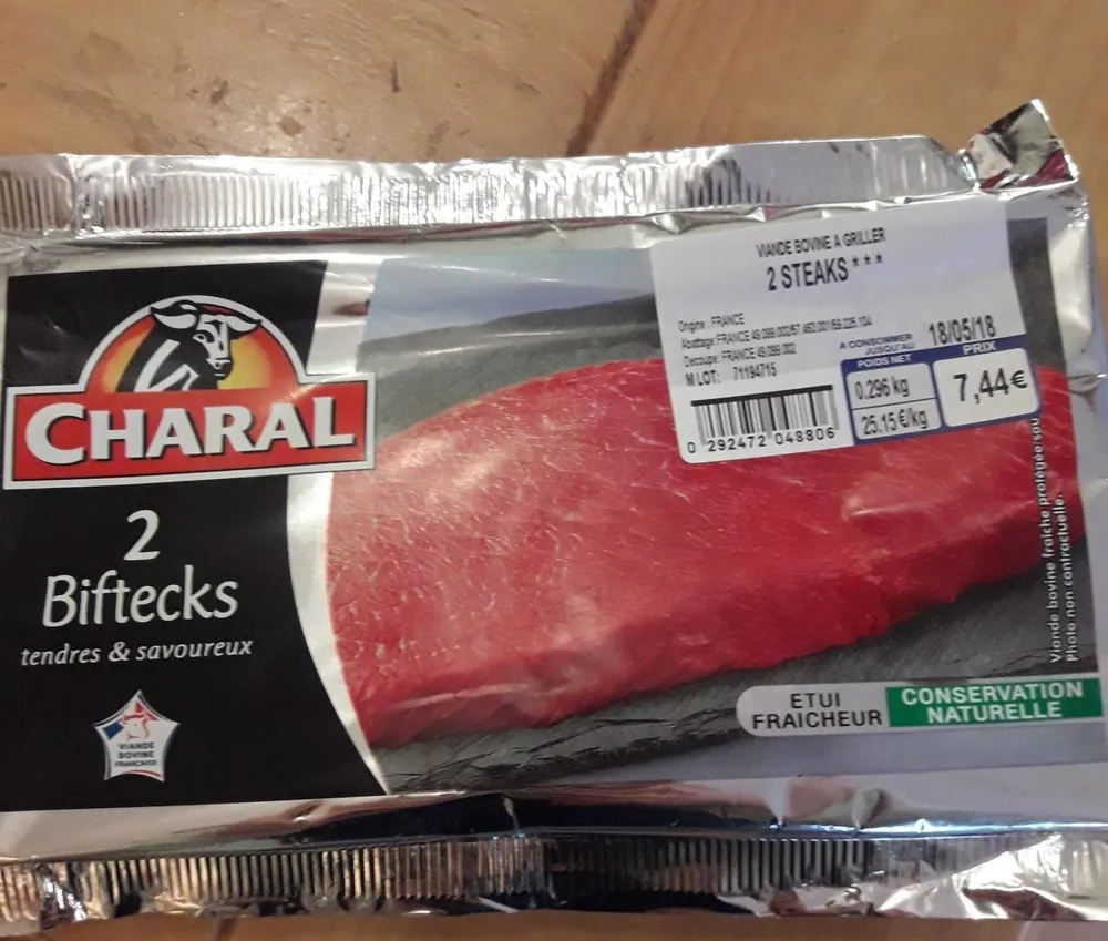 Biftecks tendres et savoureux