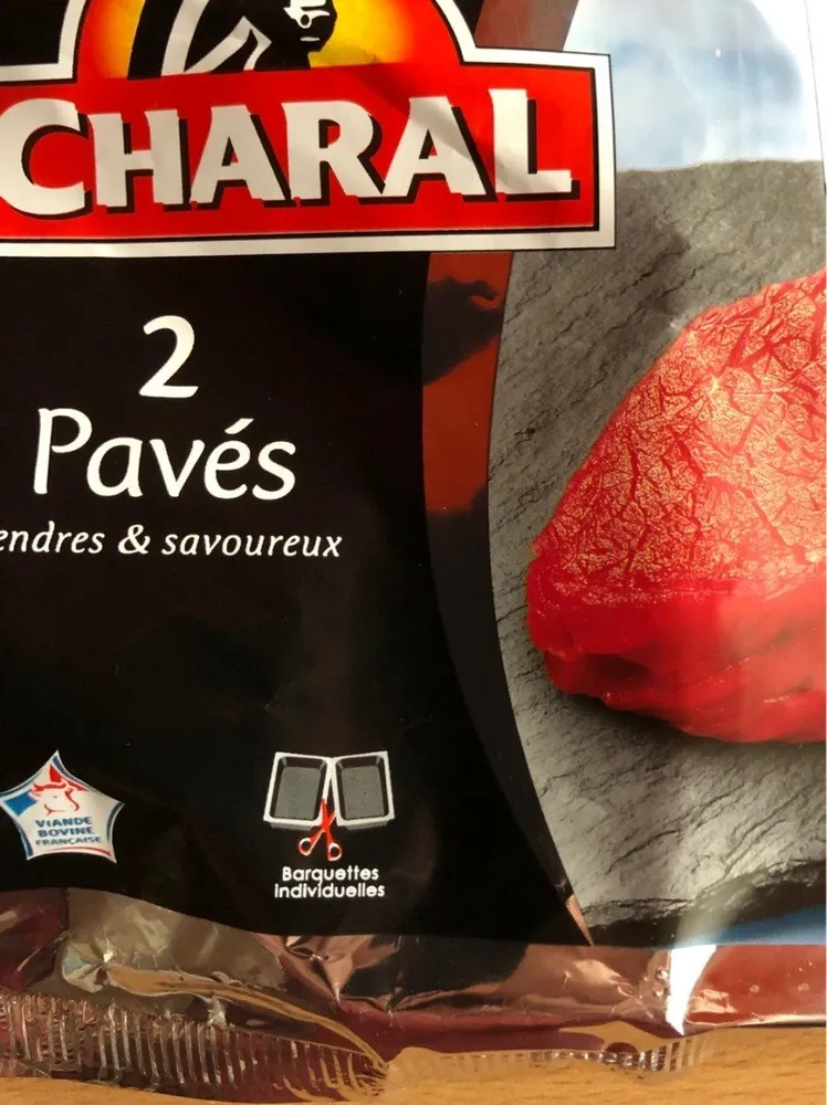 Pavés viande bovine