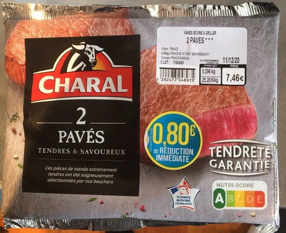 Pavés viande