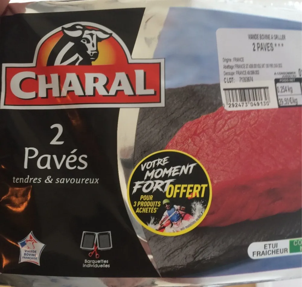 pavé de boeuf charal