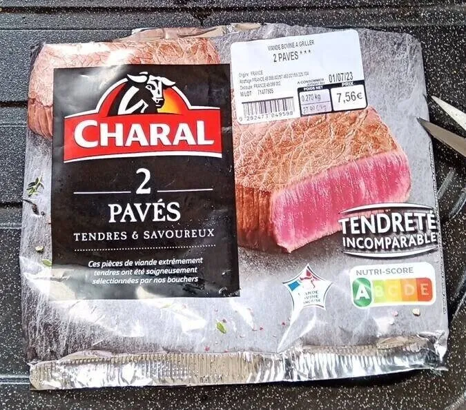 Pavés tendres et savoureux