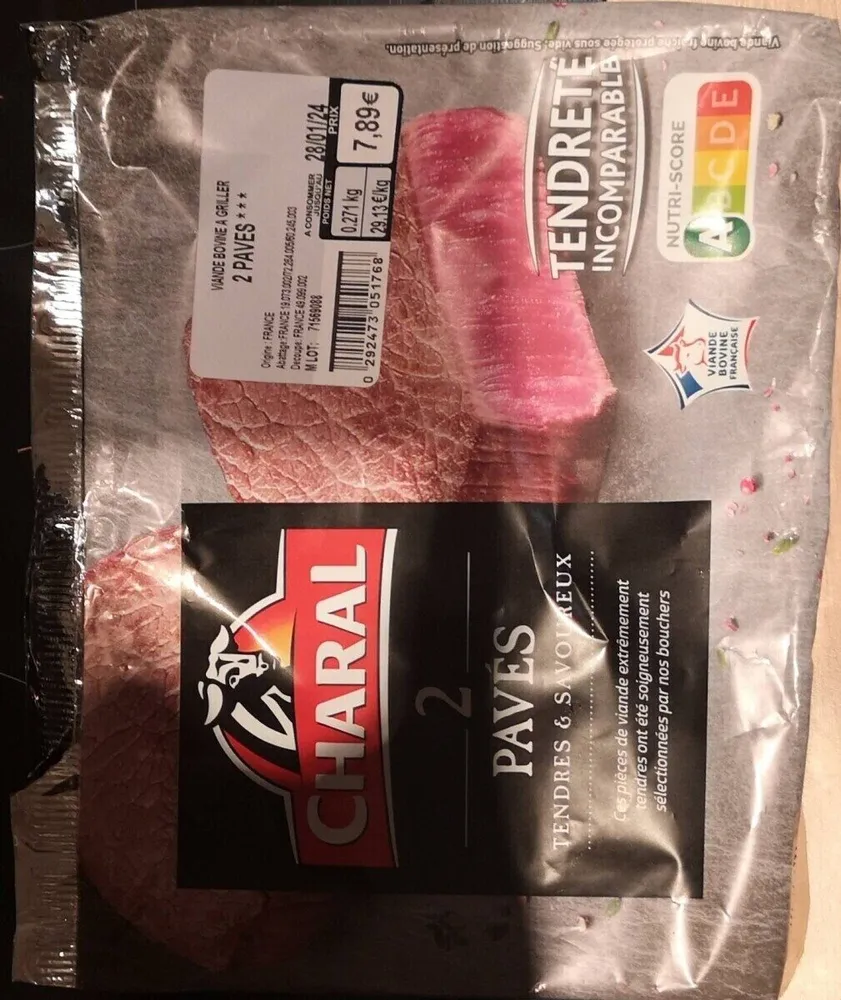 Pavé tendre et savoureux