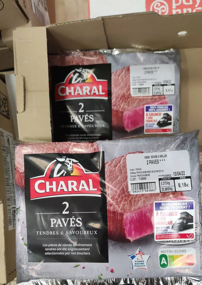 2 pavés charal