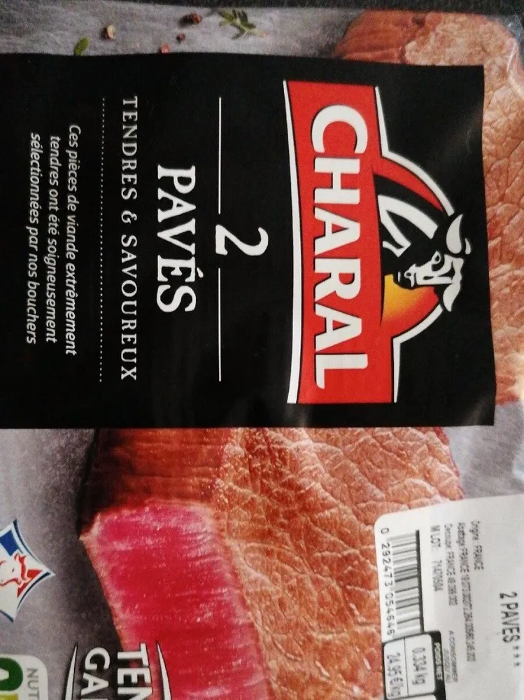 Pavés tendre et savoureux
