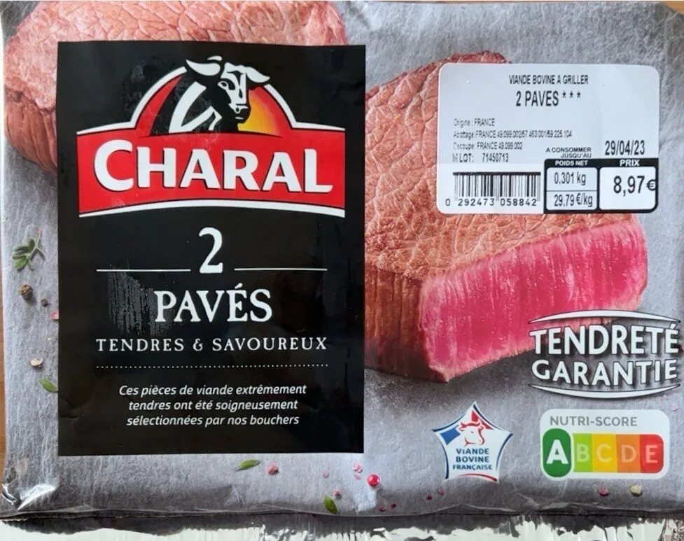 2 Pavés Tendres et savoureux
