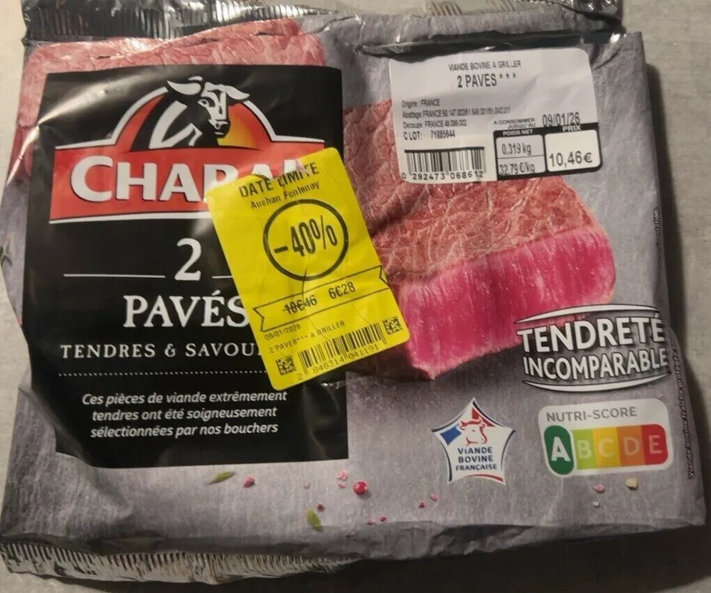 2 Paves tendres et savoureux