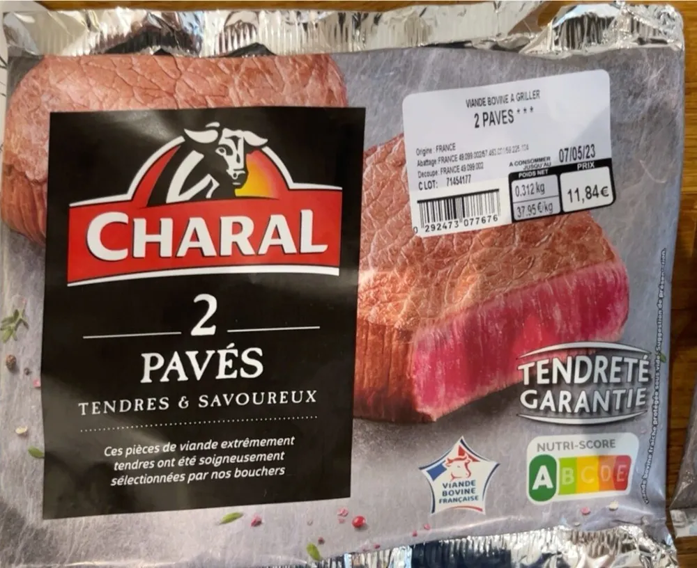 2 Pavés Tendres et Savoureux