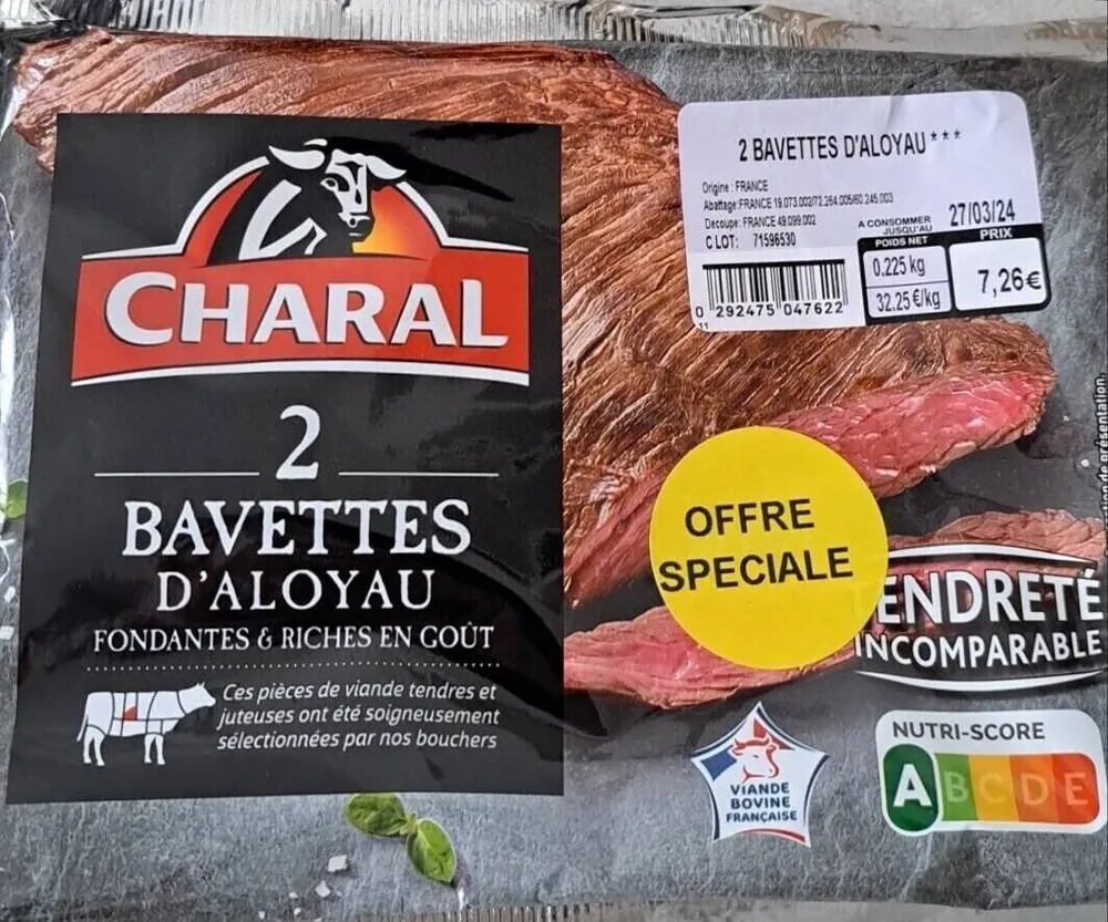 2 bavettes d'aloyau
