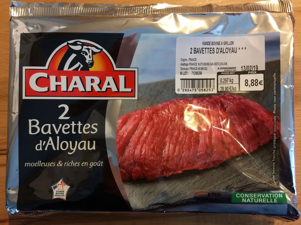 2 Bavettes d'Aloyau