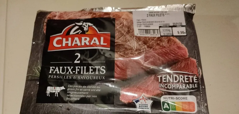 2 faux- filets persillés & savoureux