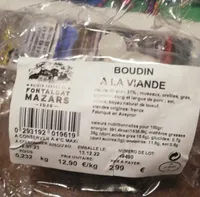 Boudin à la viande