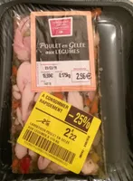 Poulet en gelée aux legumes
