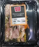 Poulet en gelee aux legumes