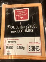 Poulet en gelée aux legumes