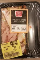 Poulet en gelée aux légumes