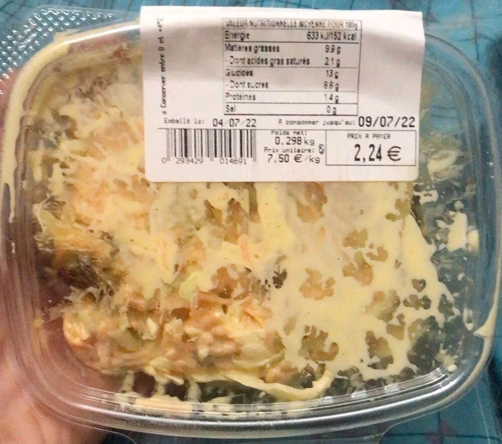 Salade coleslaw