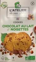Cookies lait et noisettes