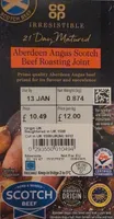 Aberdeen Angus Scotch Beef Roasting Joint