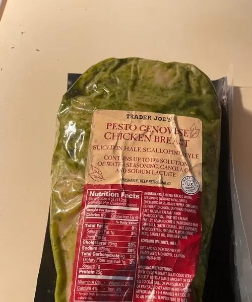 Pesto Genovese Chicken Breast