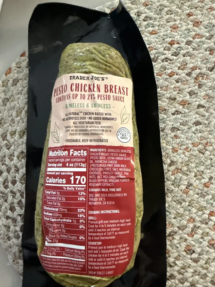 Pesto Chicken Breast