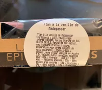 Flan a la vanille de Madagascar