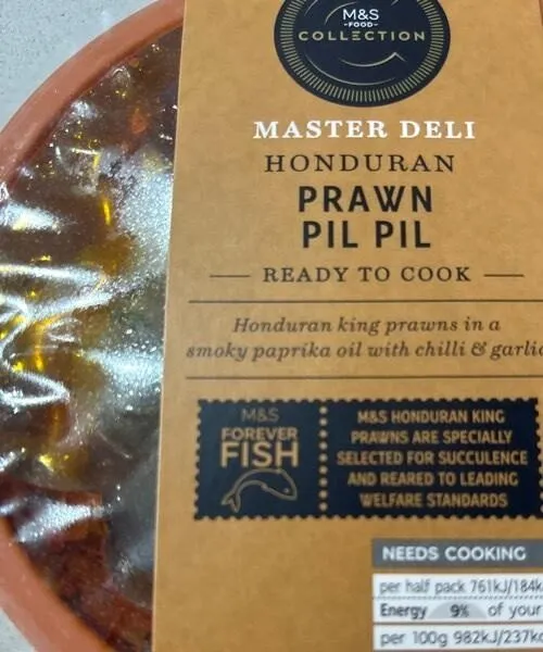 Honduran Prawn Pil Pil