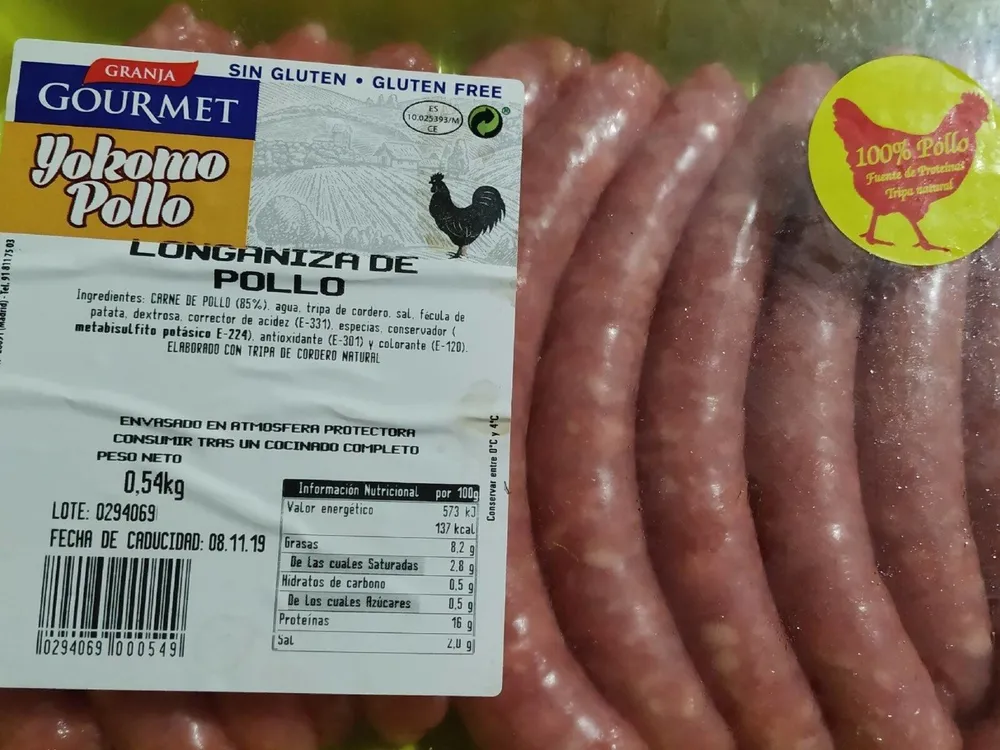 Longaniza de pollo