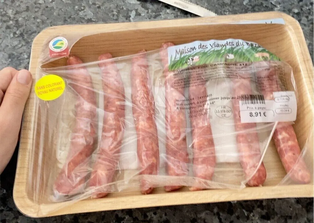 Saucisse fine de campagne