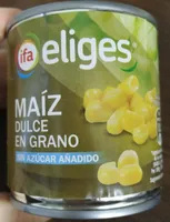 Maíz dulce en grano