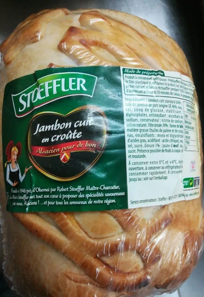 Jambon cuit en croûte