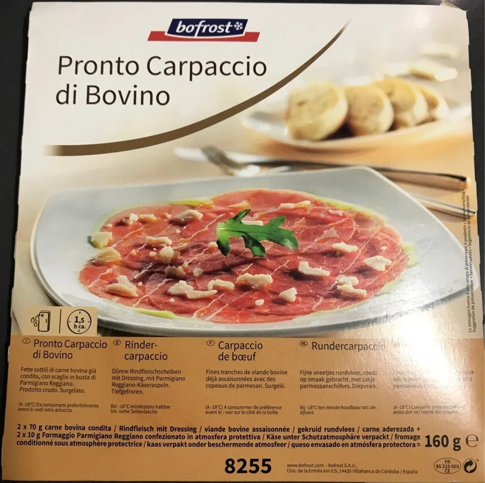 Carpaccio de ternera