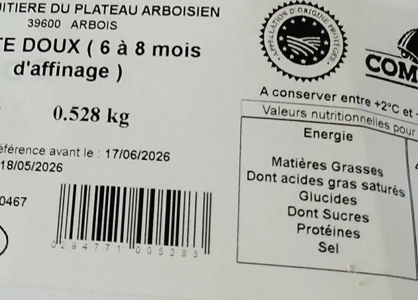 Comté doux