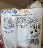 Chipolats aux herbes