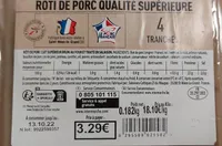 Rôti de porc intermarche