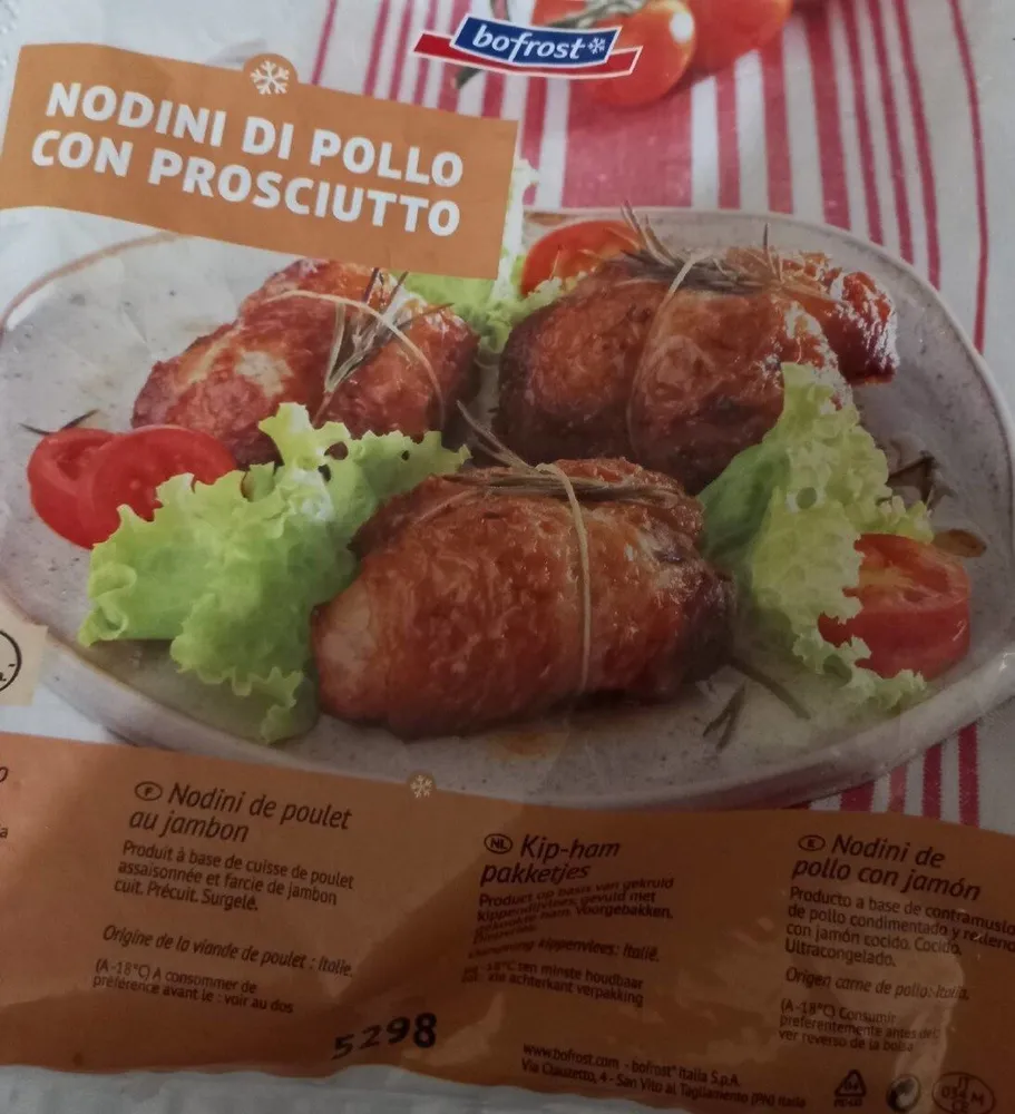 Nodini di pollo con prosciutto