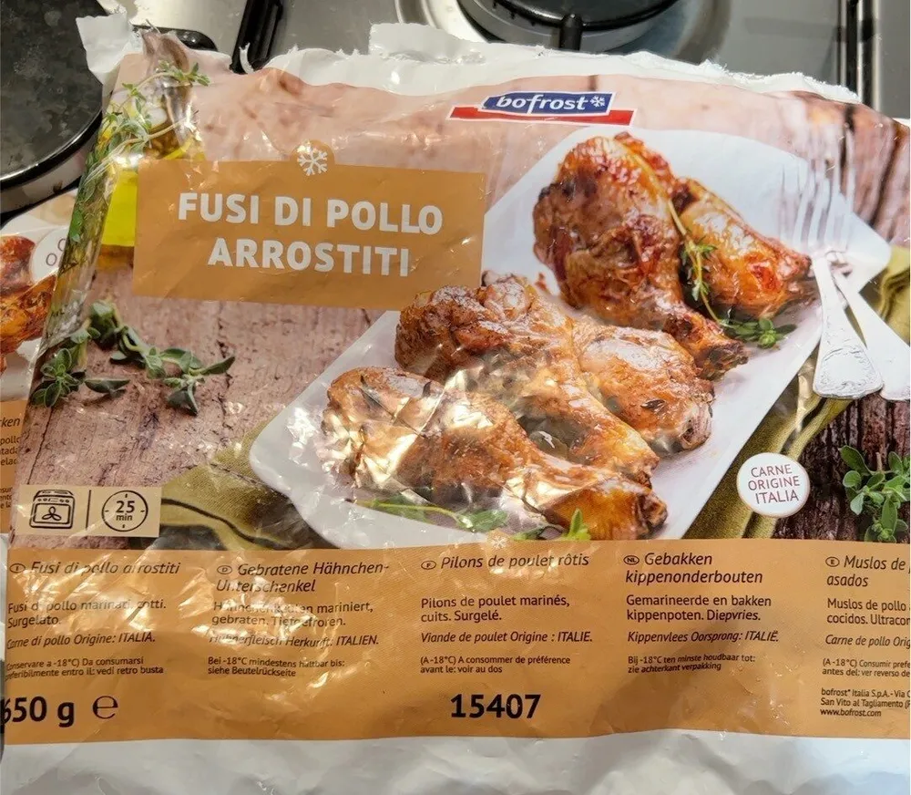 Fusi di pollo arrostiti