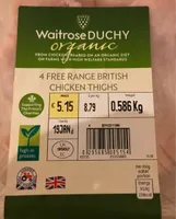 4 Free Range British Chicken Thights
