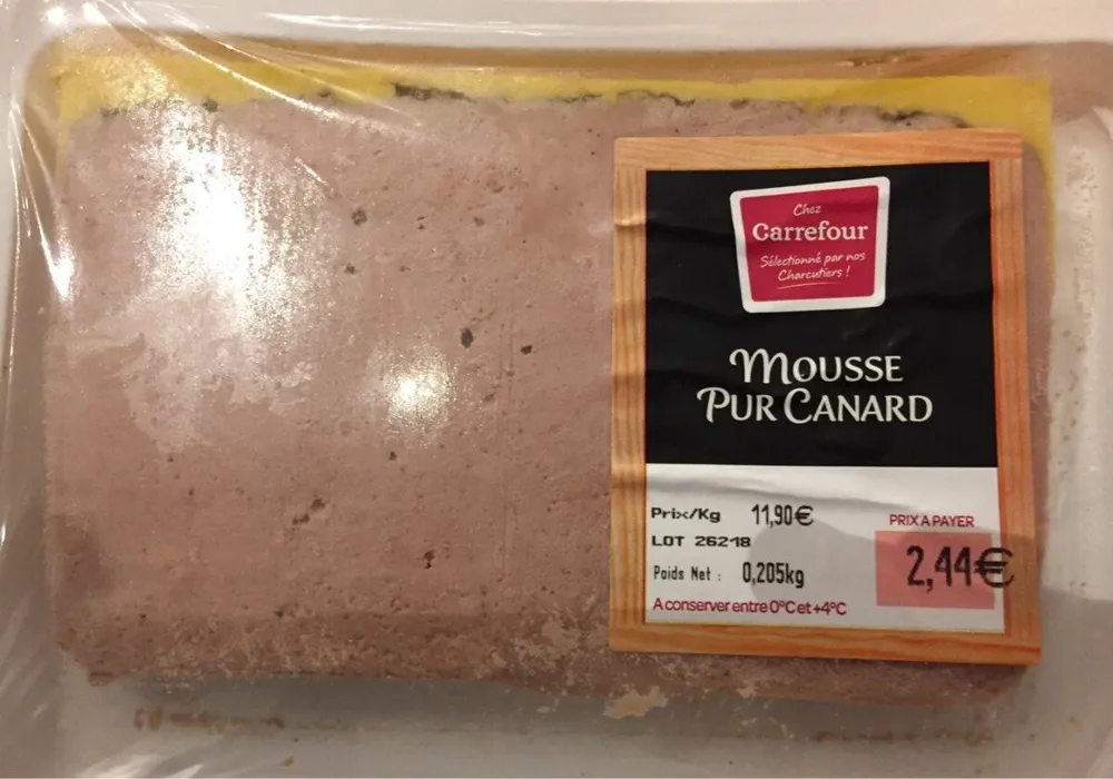 Mousse pur canard