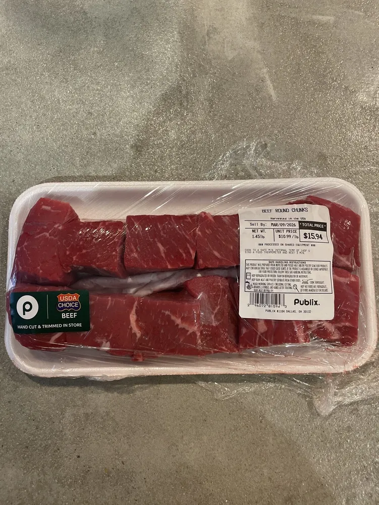 Beef Round Chunks