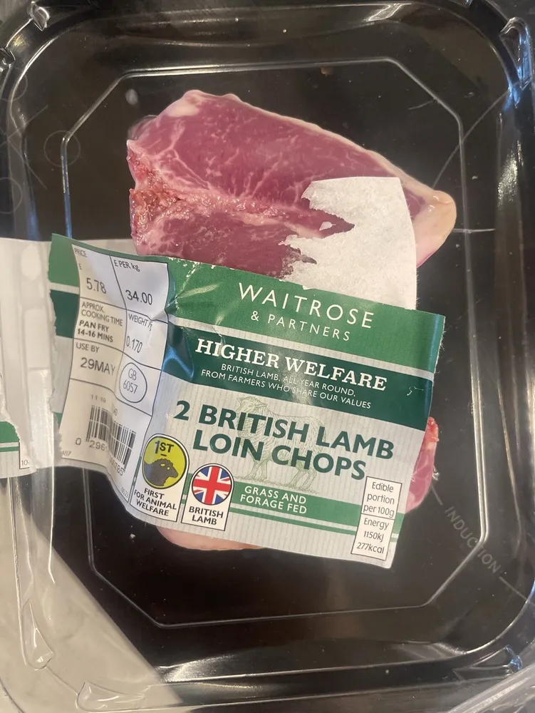 2 British Loin Chops