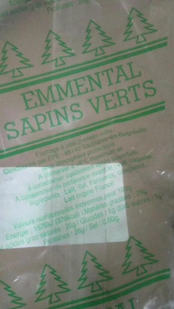 Emmental sapins verts