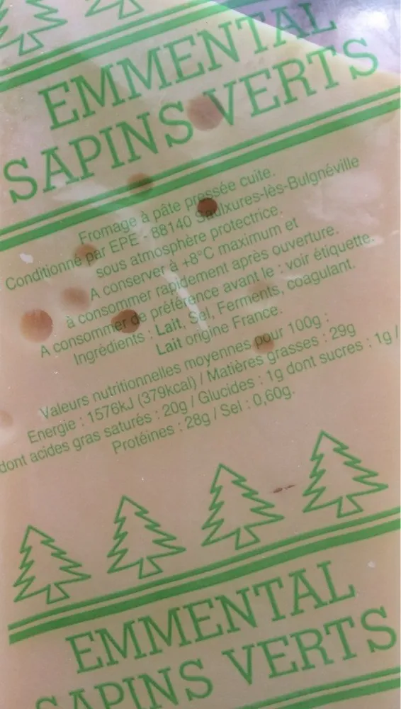 Emmental sapins verts