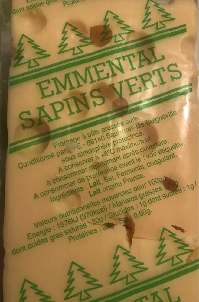 Emmental sapins verts