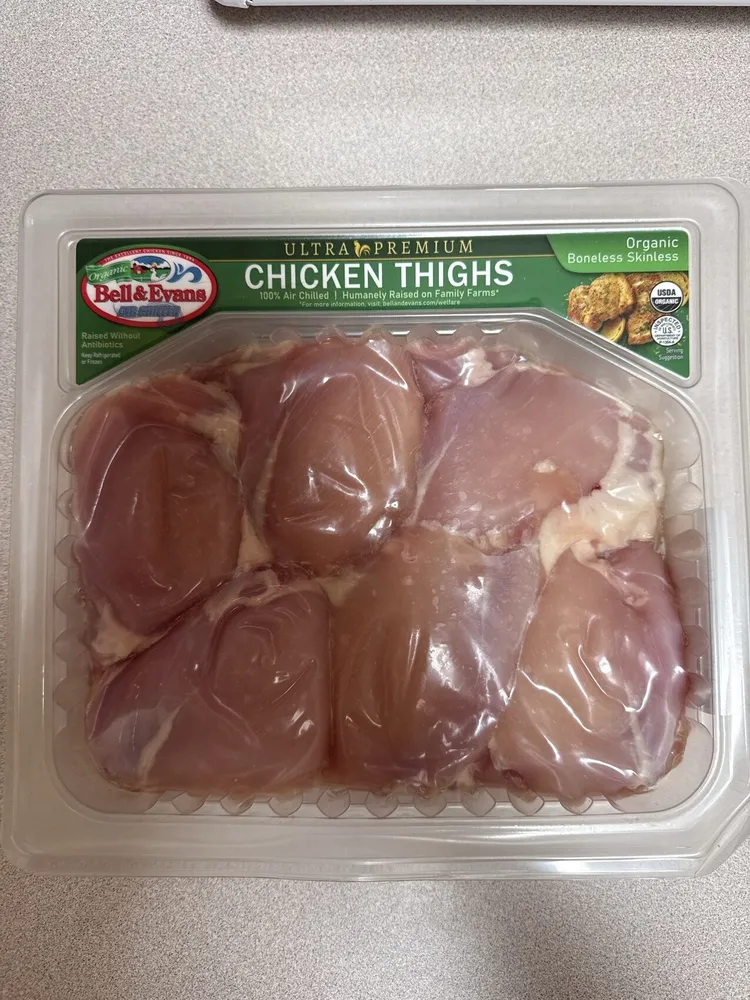 Organic Boneless Skinless Chicken Thighs