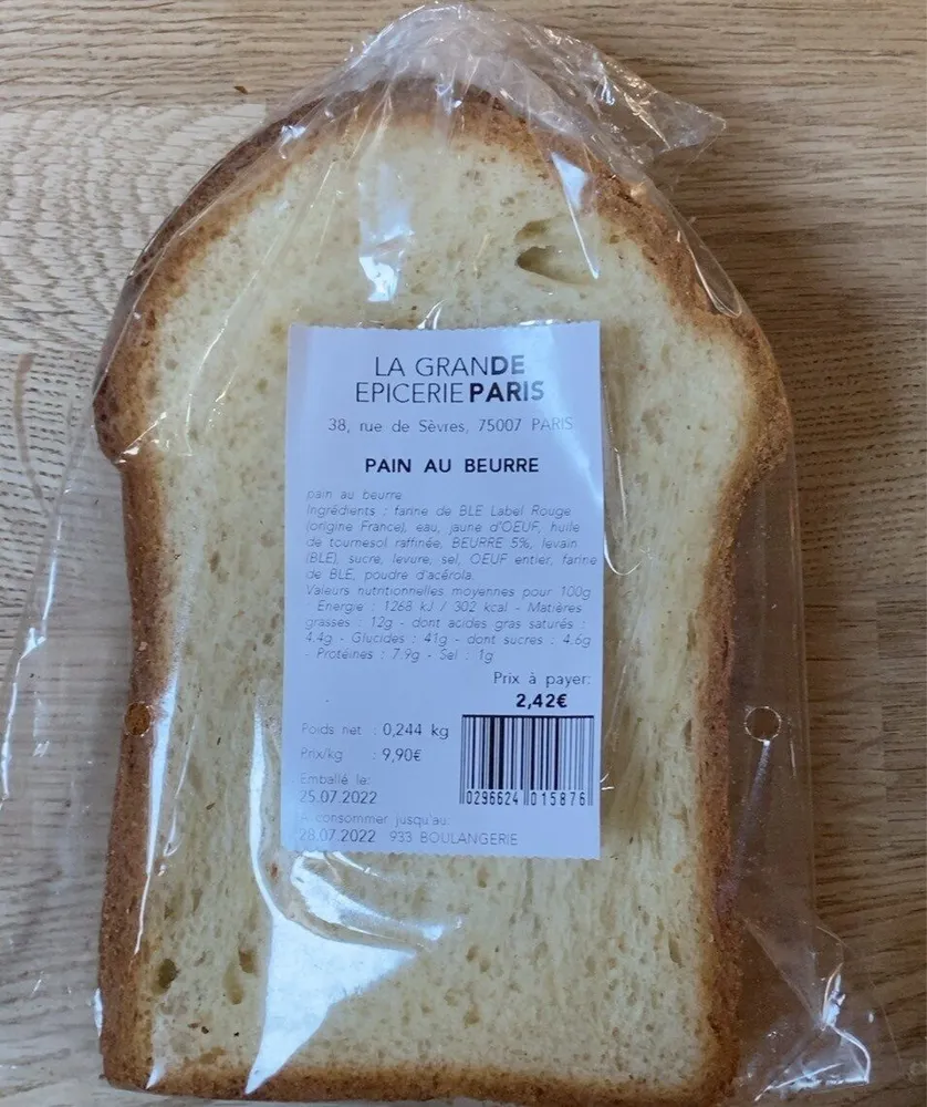 Pain au beurre