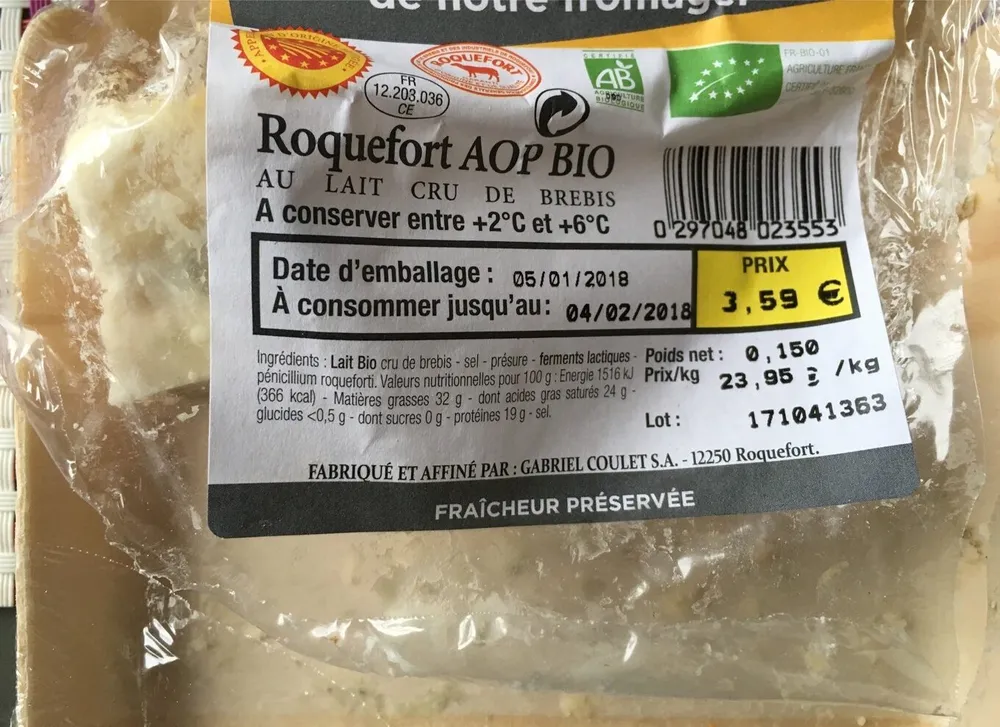 Roquefort AOP Bio