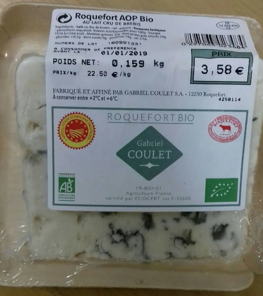 Roquefort AOP Bio