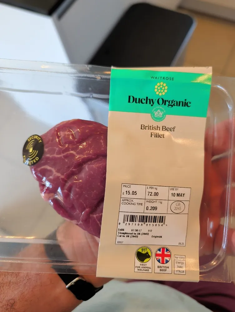 Duchy Organic British Beef Fillet