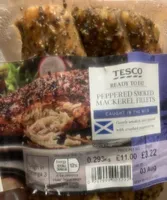 Peppered smoked mackerel filletsQ